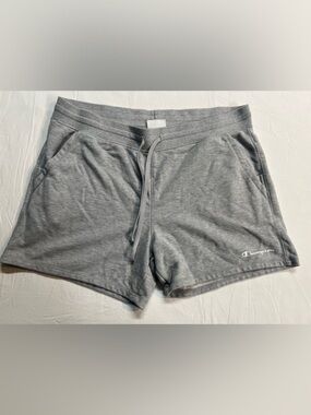 Champion Gray Athletic Shorts Women’s XL Drawstring Gym Lounge Shorts